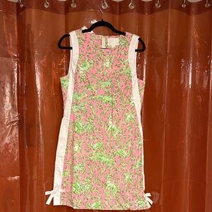 Lilly Pulitzer Pink and Green Floral Dress